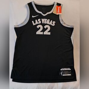 Las Vegas Aces A'ja Wilson Jersey Nike Explorer Edition Size XL